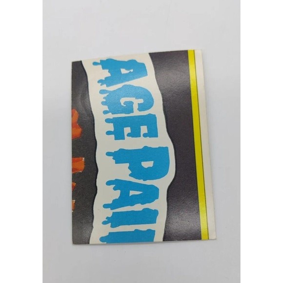 1986 Topps Garbage Pail Kids Card Sticker Ser 3 #92b Spittin' Spencer No Copyrig - Picture 3 of 3